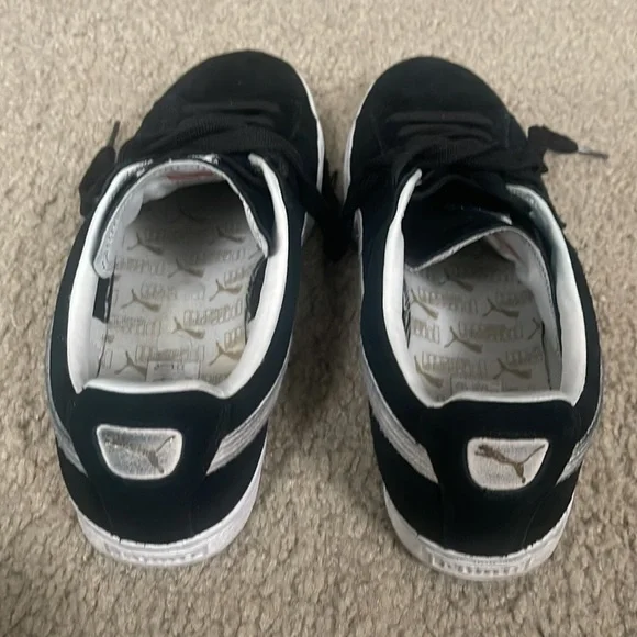 Black Puma Suede Classics Men’s Size 11.5 Sneakers - Picture 6 of 6